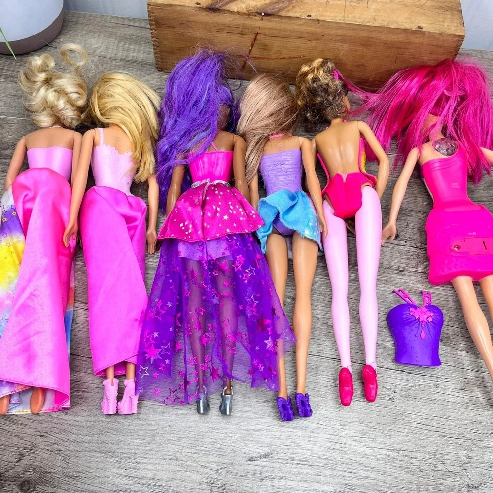 Lot If 6 BARBIE DREAMTOPIA Princesses Collection‎ Good Condition